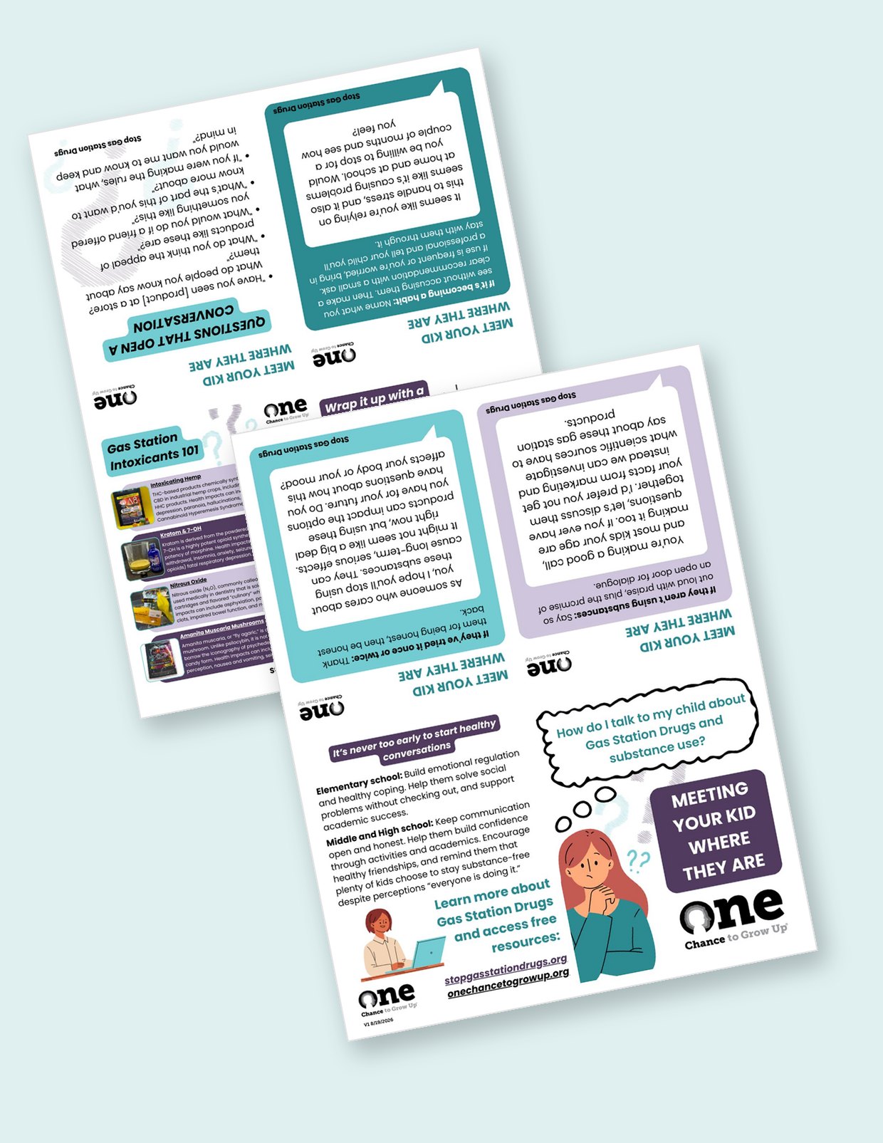 Cover of the Talking to Your Kid — print & fold PDF