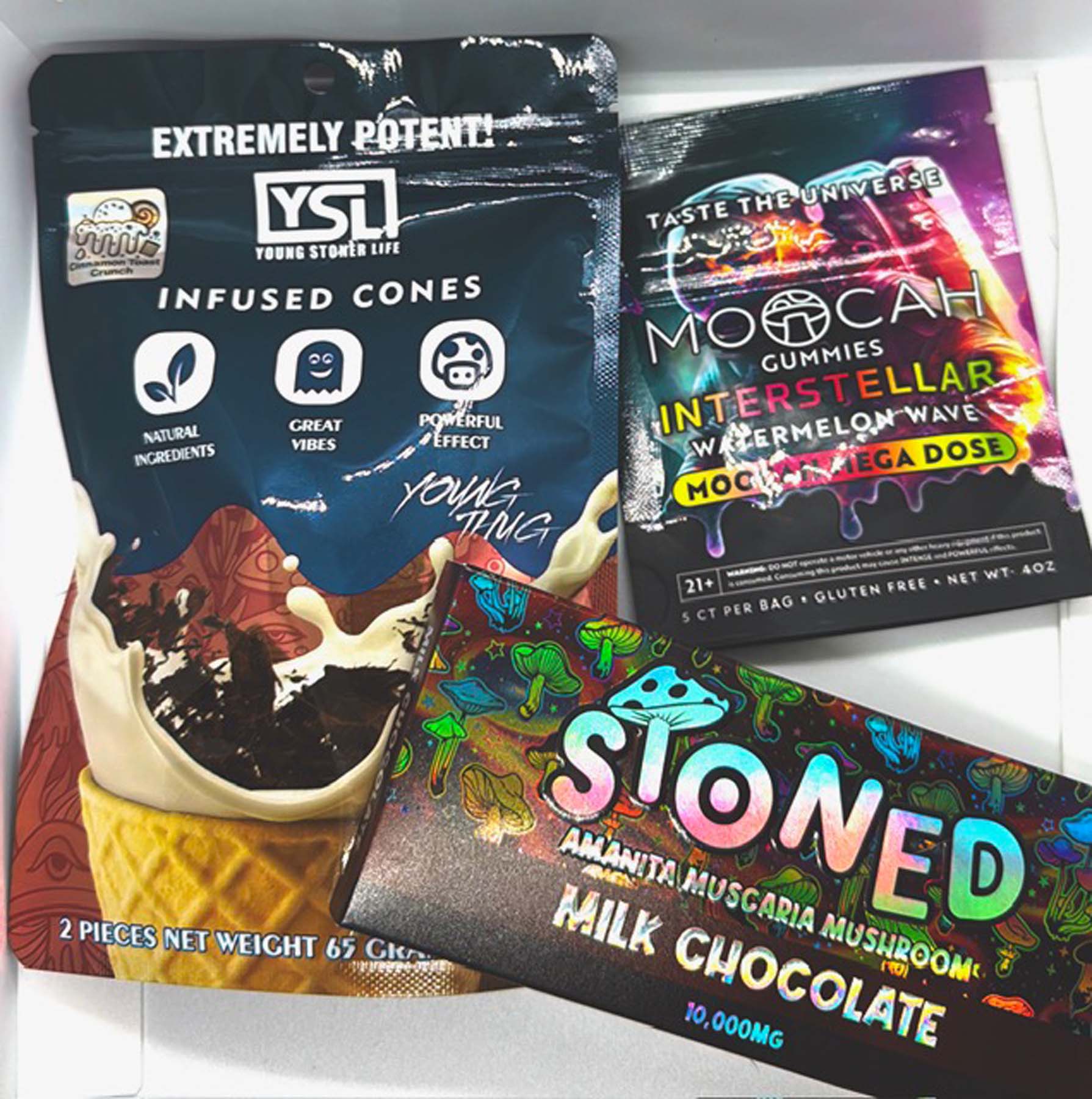 Kratom, 7-OH, nitrous oxide and mushroom products for sale in a Colorado store